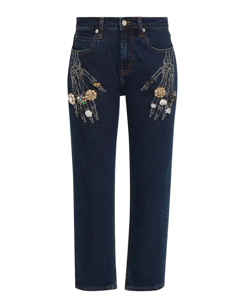 Libertine Buried Treasure Straight-Leg Ankle Boyfriend Jeans | Image 1 Libertine Buried Treasure Straight-Leg Ankle Boyfriend Jeans | Image 1
