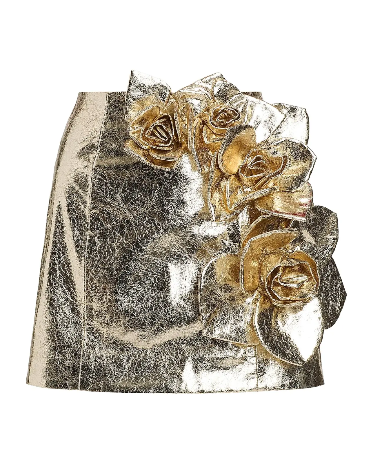 Aksel Metallic Faux Leather Mini Skirt Aksel Metallic Faux Leather Mini Skirt