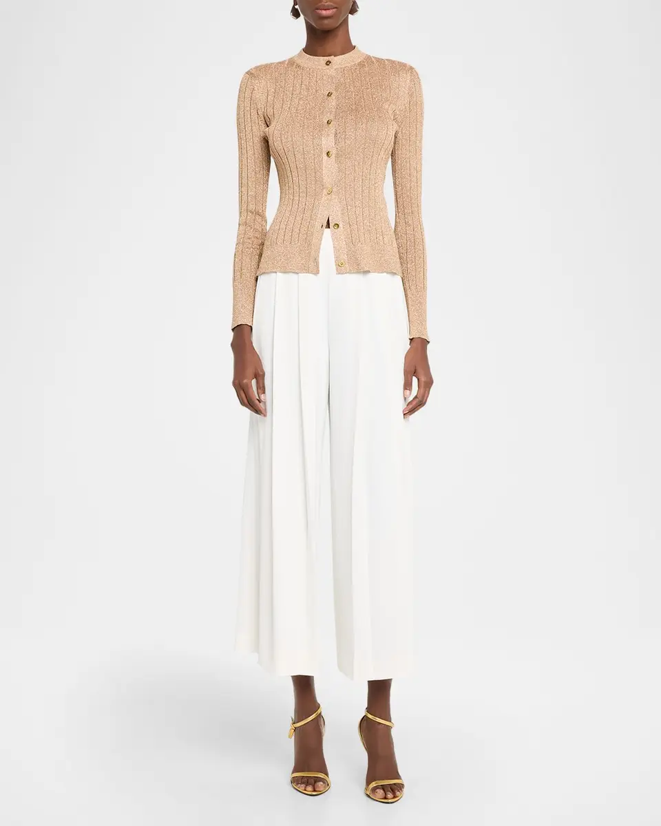 L'Agence Novalynn Cropped Pleated Pants | Thumbnail 2 L'Agence Novalynn Cropped Pleated Pants | Thumbnail 2