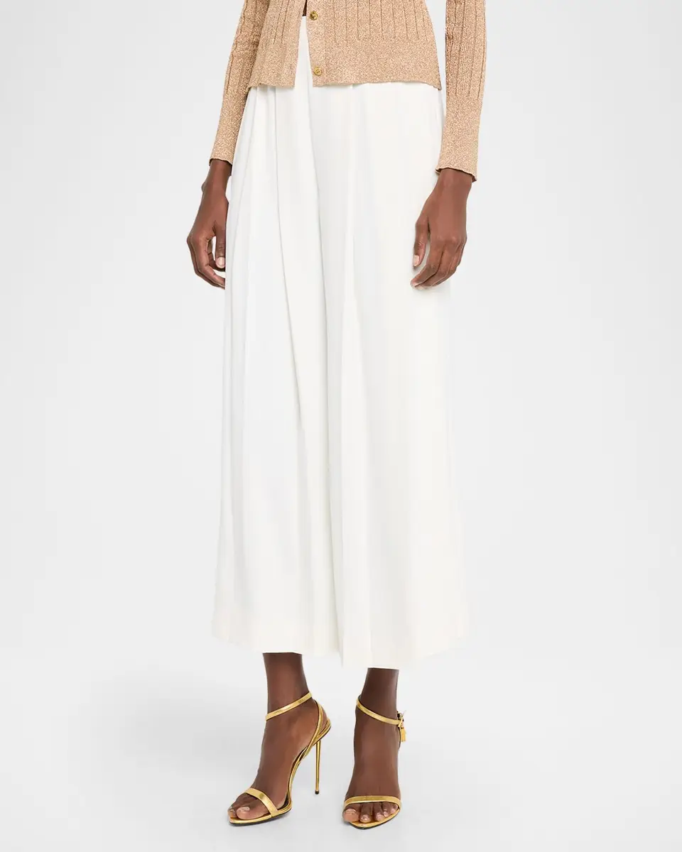 L'Agence Novalynn Cropped Pleated Pants | Thumbnail 4 L'Agence Novalynn Cropped Pleated Pants | Thumbnail 4