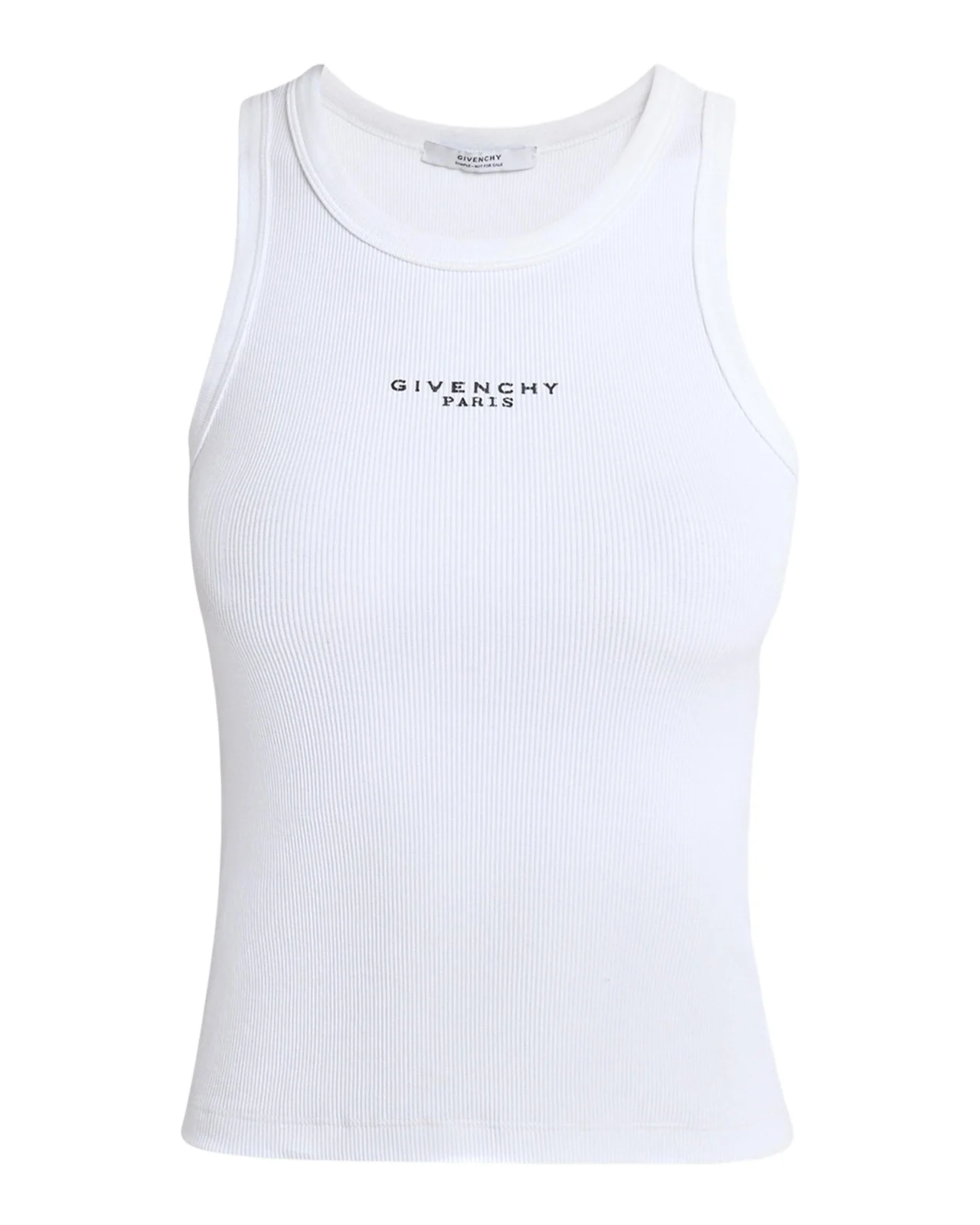 Logo Ribbed Tank Top