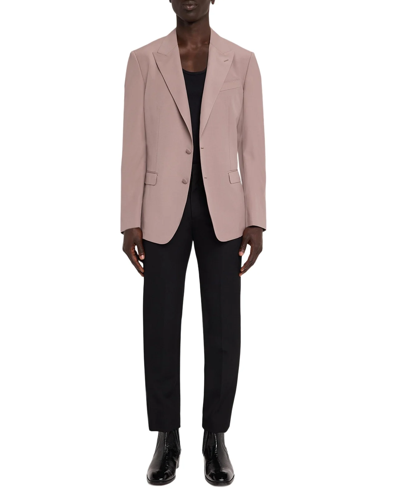 Men's Stretch Wool Single-Breasted Blazer Men's Stretch Wool Single-Breasted Blazer