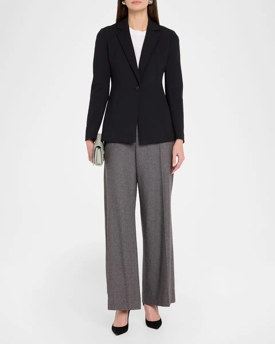 Lafayette 148 New York Slim Single-Button Blazer | Thumbnail 2