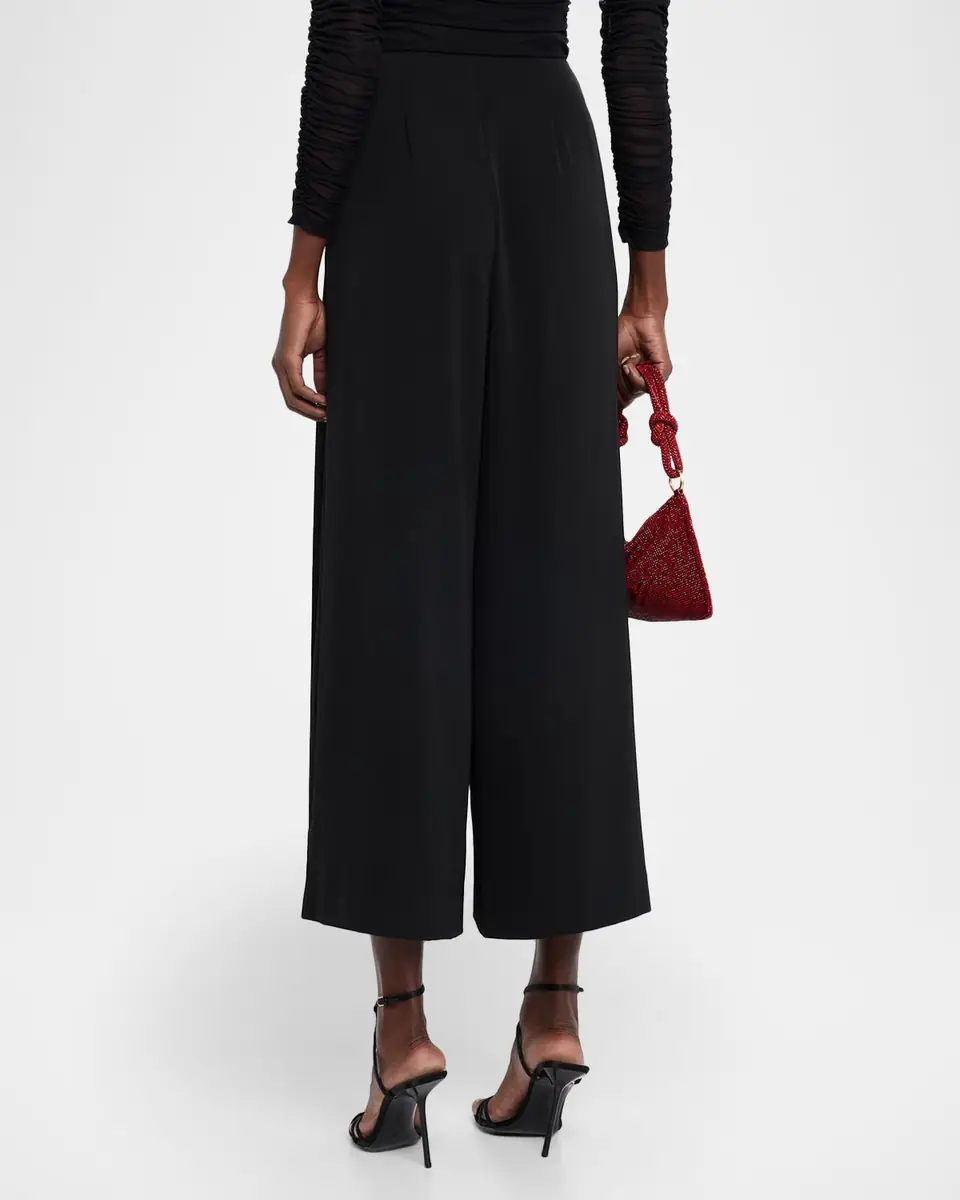 L'Agence Novalynn Cropped Pleated Pants | Thumbnail 3 L'Agence Novalynn Cropped Pleated Pants | Thumbnail 3