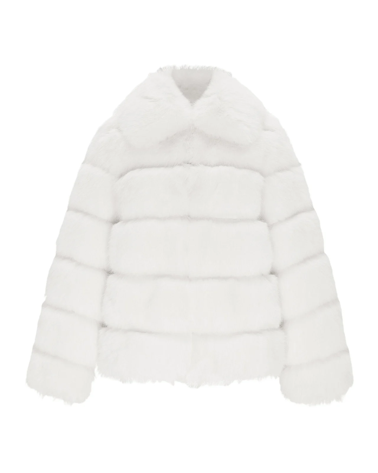 Lyla Grant Fur-Free Quilted Faux Fox Coat