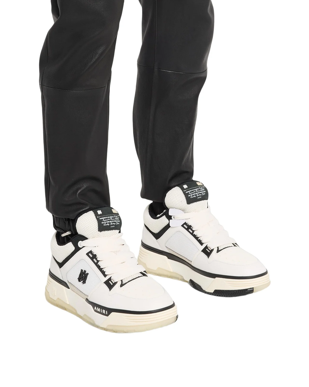 Men's MA-1 Leather & Mesh Low-Top Sneakers Men's MA-1 Leather & Mesh Low-Top Sneakers