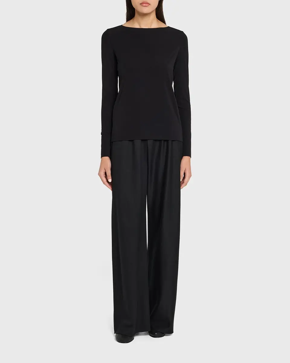 Wolford Pure Bateau-Neck Jersey Top | Thumbnail 2