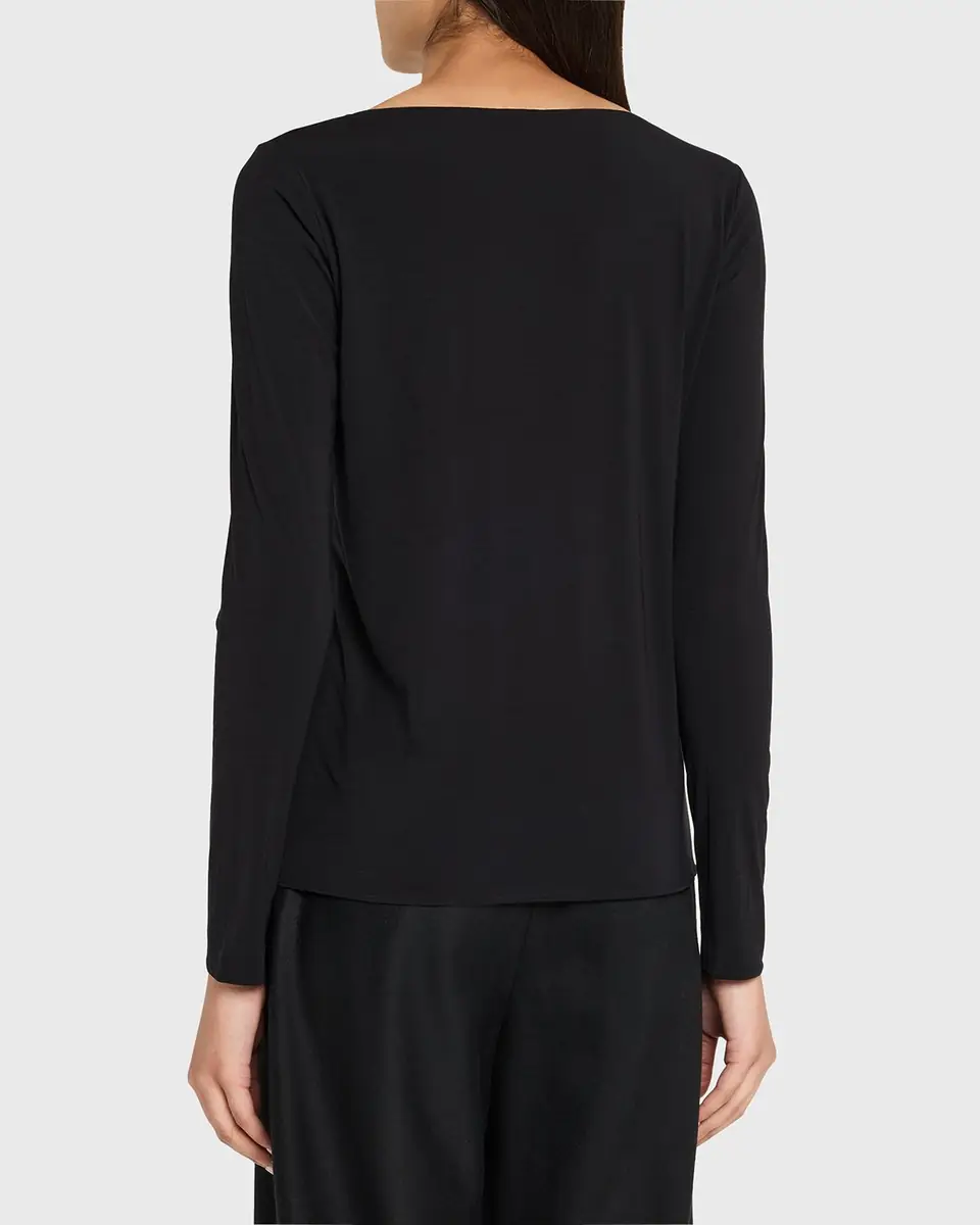 Wolford Pure Bateau-Neck Jersey Top | Thumbnail 3