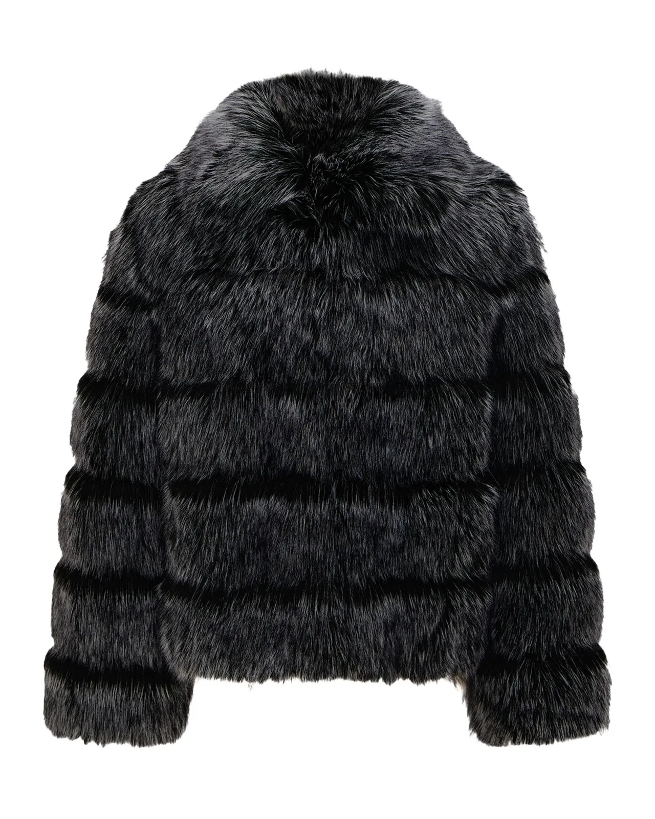 Lyla Grant Fur-Free Quilted Faux Fox Coat