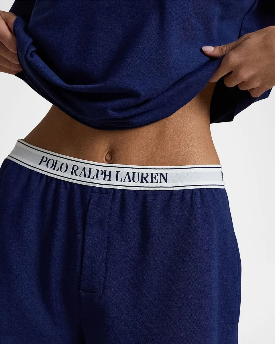 Polo Ralph Lauren Club Terry 2-Piece T-Shirt & Shorts Pajama Set | Thumbnail 5