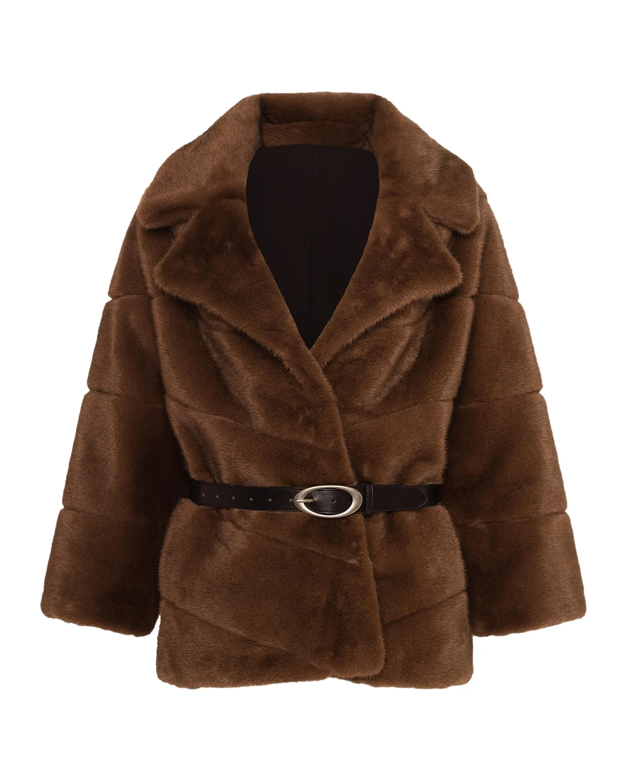 Lyla Grant Fur-Free Leopard Faux Mink Coat