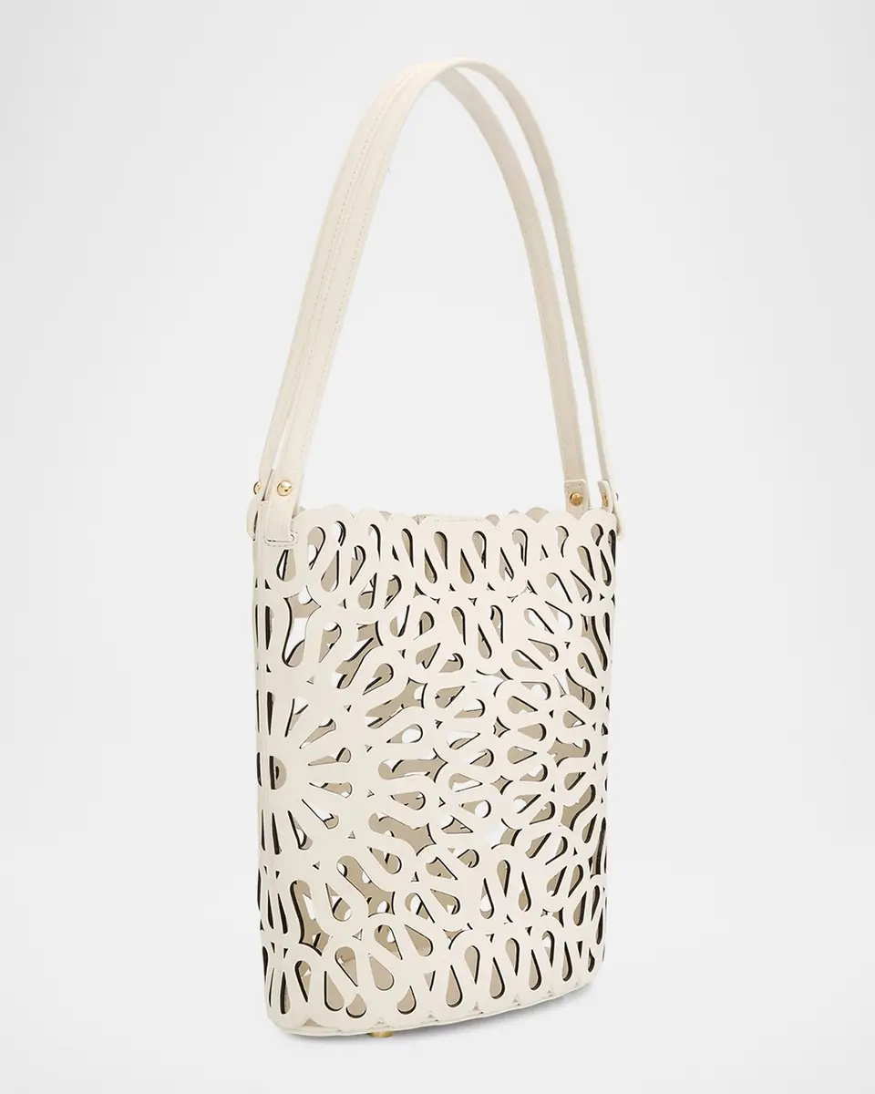 Simkhai McCall Laser Cutout Leather Shoulder Bag | Thumbnail 2
