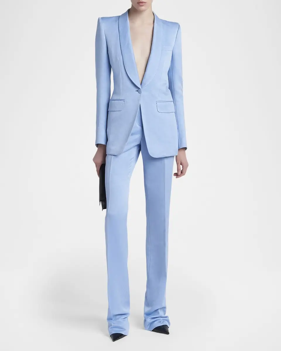 Tom Ford Cotton Velvet Single-Breasted Blazer | Thumbnail 2 Tom Ford Cotton Velvet Single-Breasted Blazer | Thumbnail 2