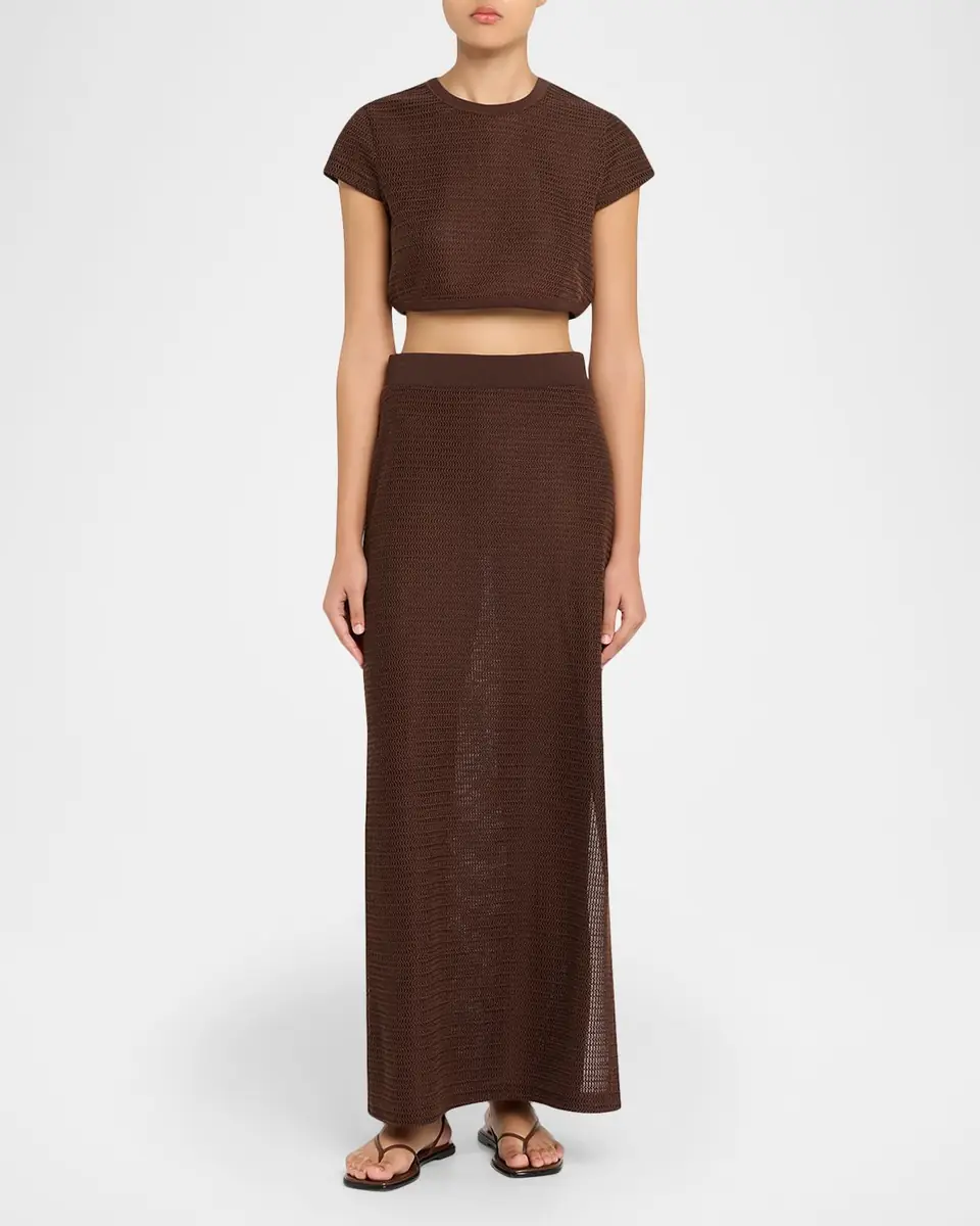 Simkhai Nicky Knit Midi Skirt | Thumbnail 2
