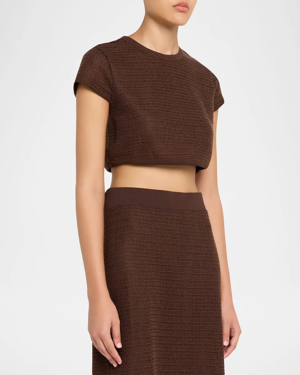 Simkhai Nicky Knit Midi Skirt | Thumbnail 4