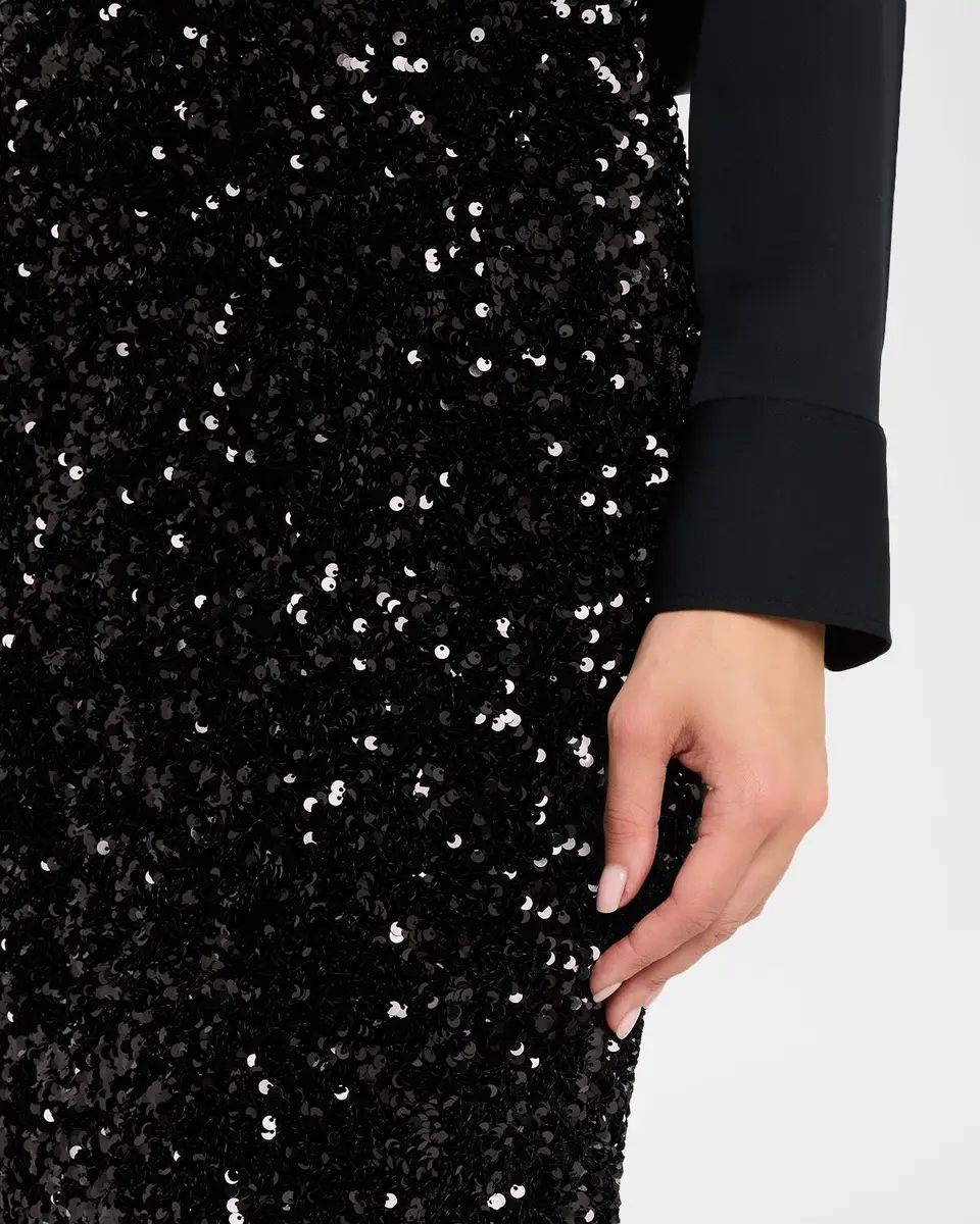 Vince Sequined Velvet Midi Skirt | Thumbnail 5 Vince Sequined Velvet Midi Skirt | Thumbnail 5