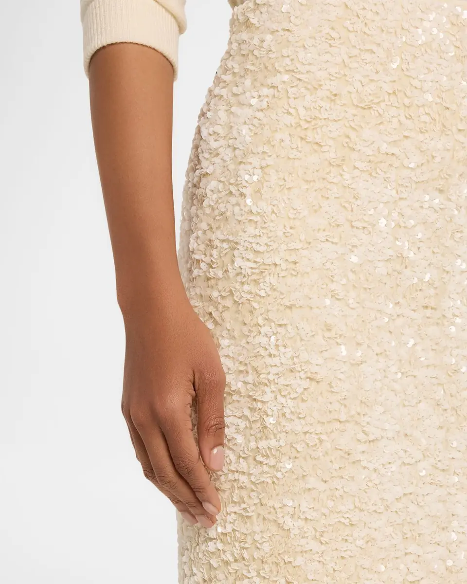 Vince Sequined Velvet Midi Skirt | Thumbnail 5 Vince Sequined Velvet Midi Skirt | Thumbnail 5