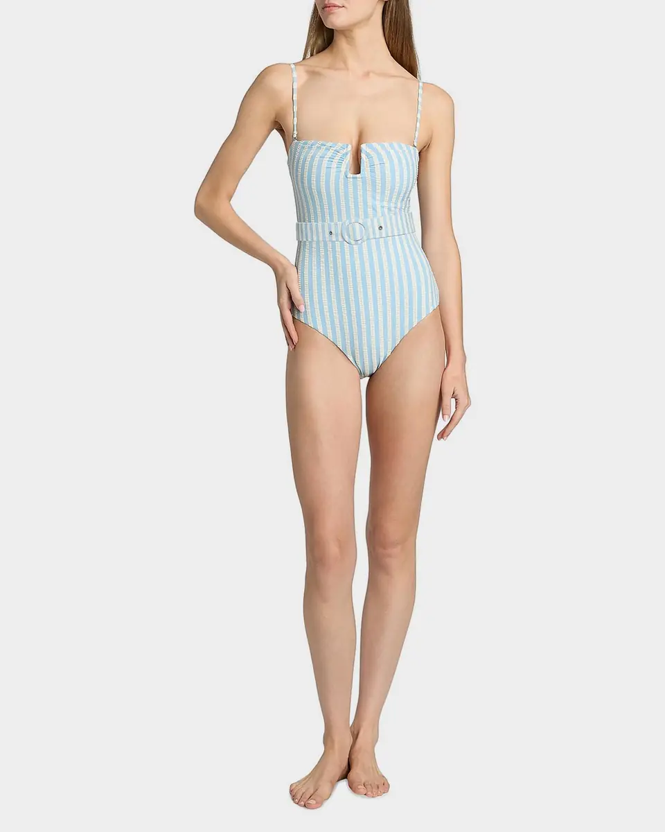 SIMKHAI Noa Bandeau One-Piece Swimsuit | Thumbnail 2 SIMKHAI Noa Bandeau One-Piece Swimsuit | Thumbnail 2