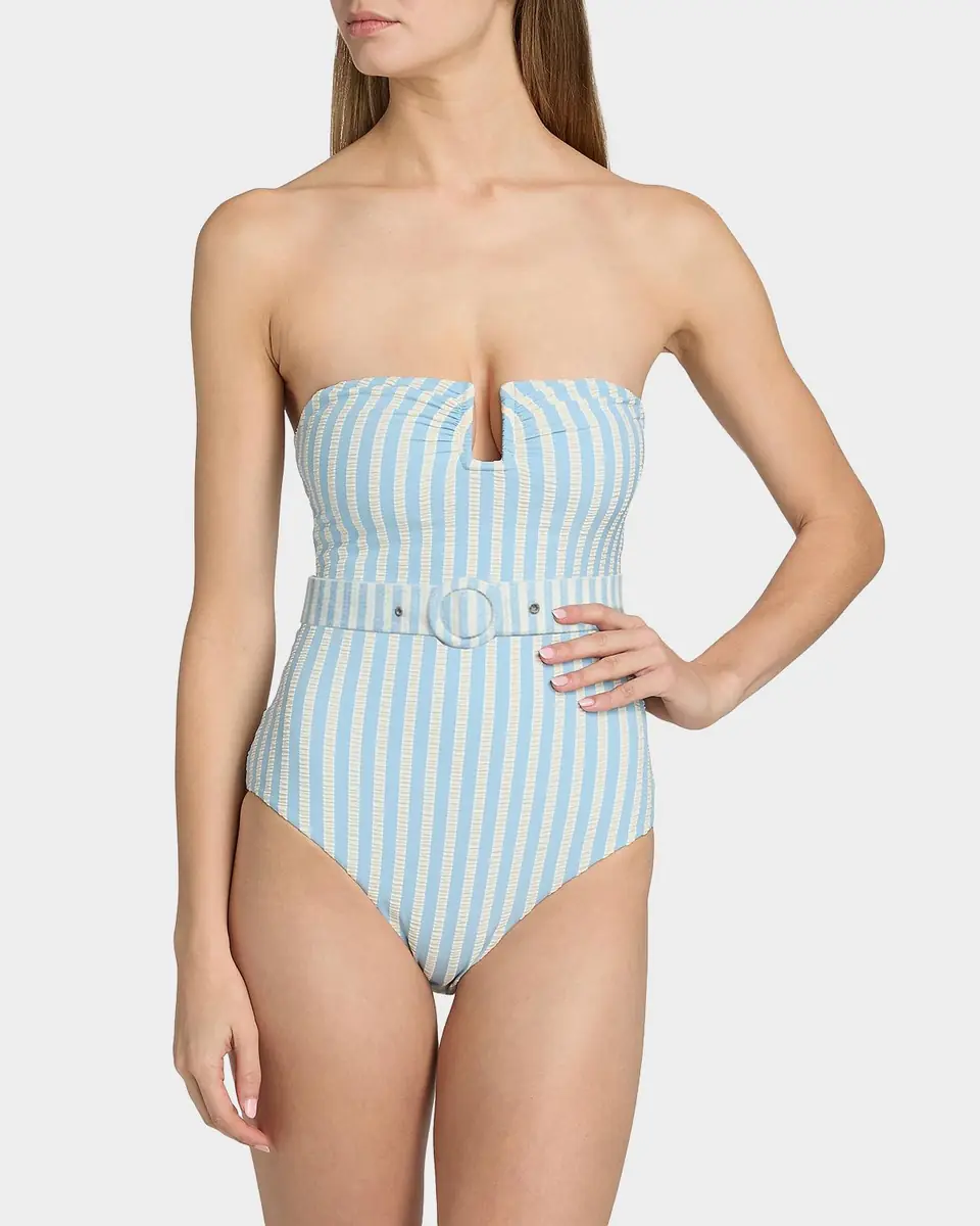 SIMKHAI Noa Bandeau One-Piece Swimsuit | Thumbnail 7 SIMKHAI Noa Bandeau One-Piece Swimsuit | Thumbnail 7