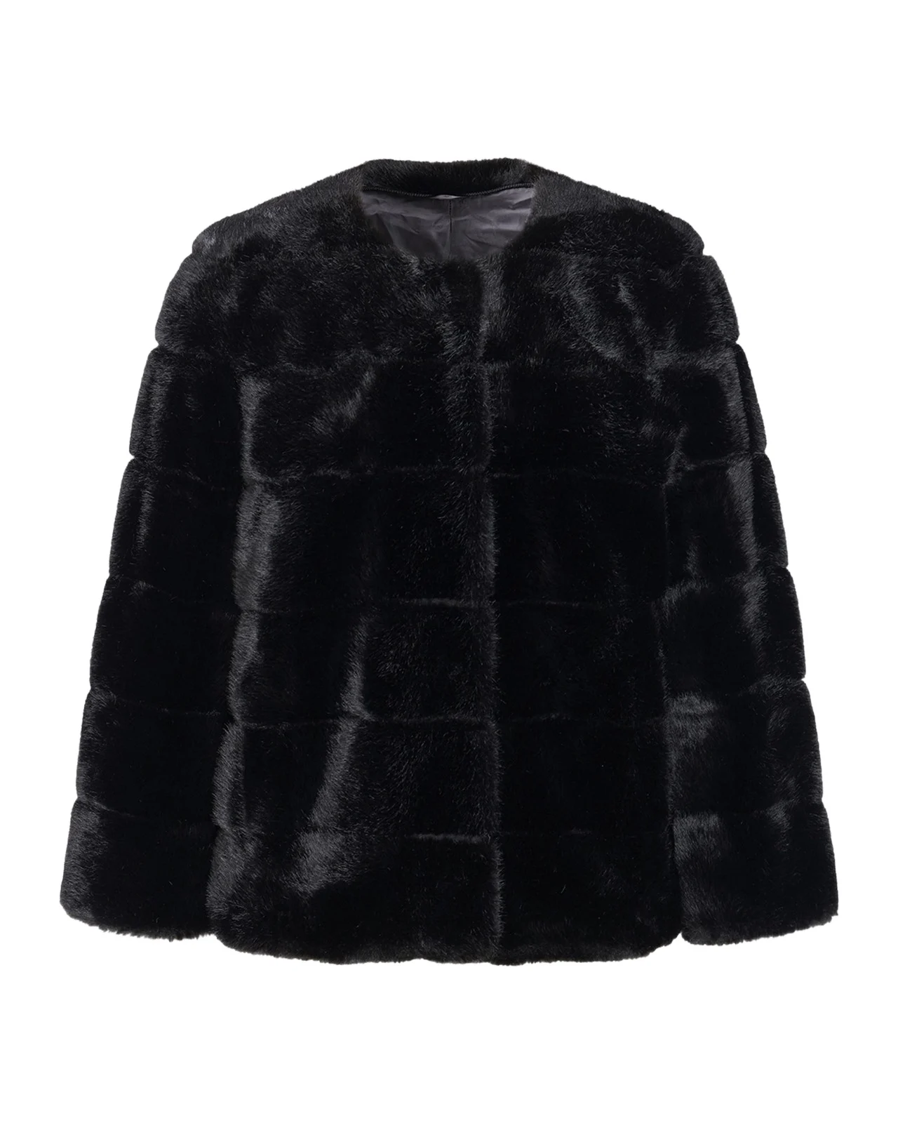 Lyla Grant Fur-Free Short Faux Mink Coat