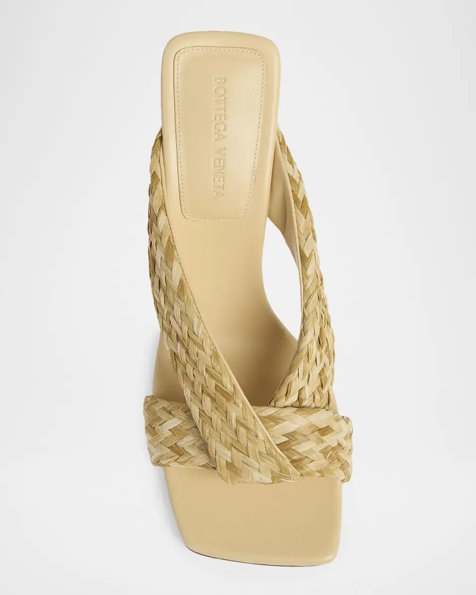 Bottega Veneta Riva Braided Raffia Mule Sandals | Thumbnail 6 Bottega Veneta Riva Braided Raffia Mule Sandals | Thumbnail 6