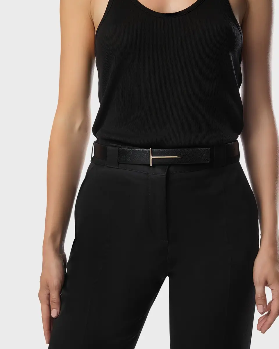 Tom Ford T Leather Belt | Thumbnail 2 Tom Ford T Leather Belt | Thumbnail 2