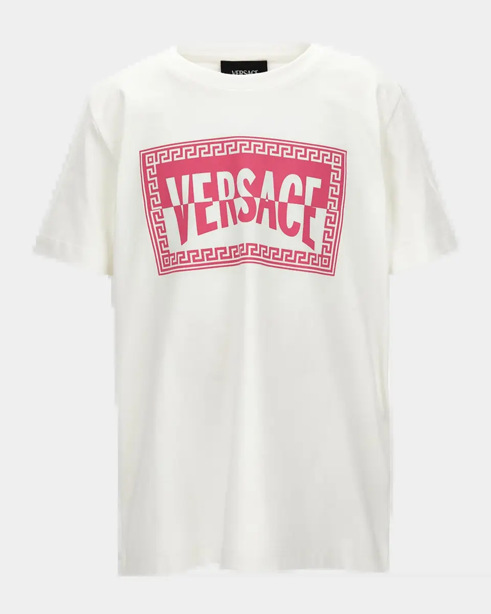 Versace Girl's '90s Vintage Logo Short-Sleeved T-Shirt | Thumbnail 2