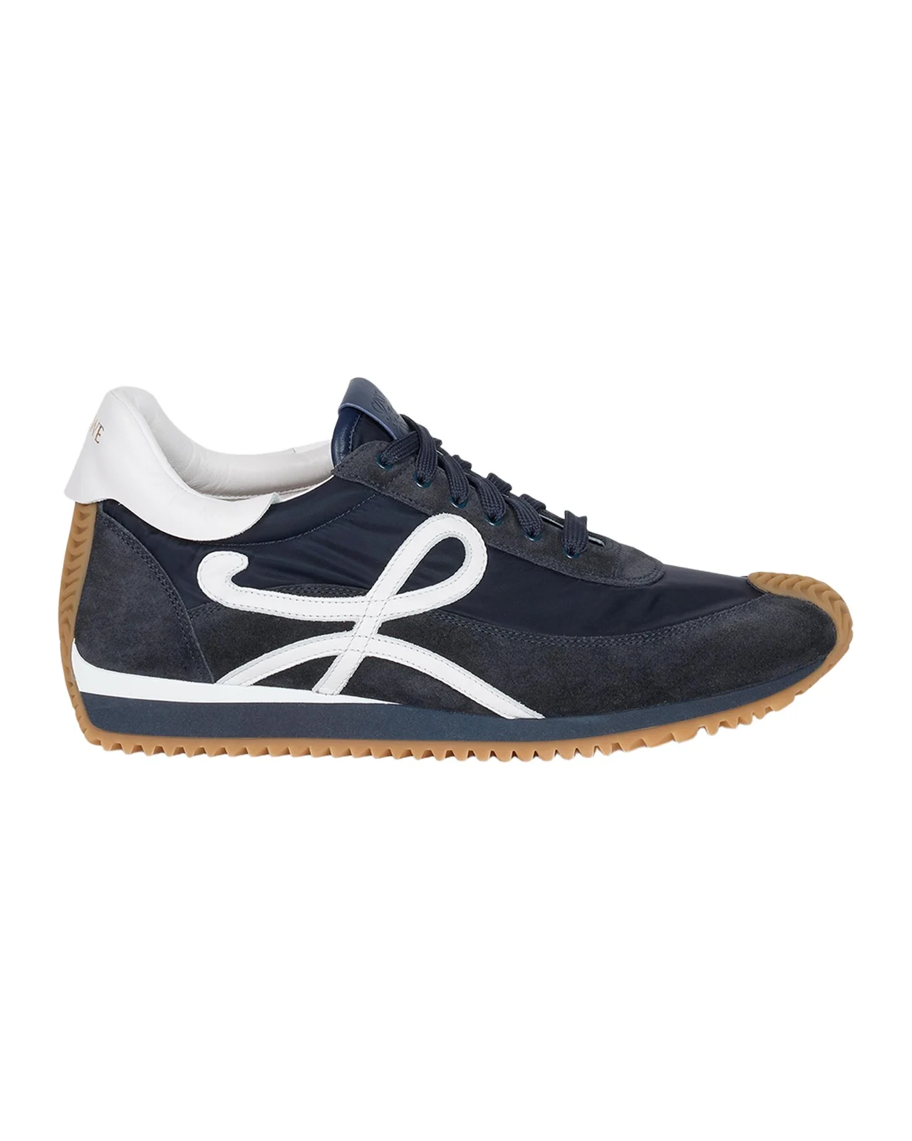 Loewe Men's Flow Runner Nylon and Suede Sneakers