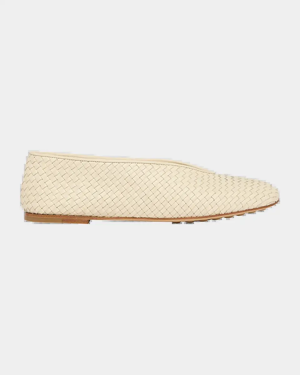 Bottega Veneta Rosa Micro Woven Nappa Leather Ballerina Flats | Thumbnail 2 Bottega Veneta Rosa Micro Woven Nappa Leather Ballerina Flats | Thumbnail 2