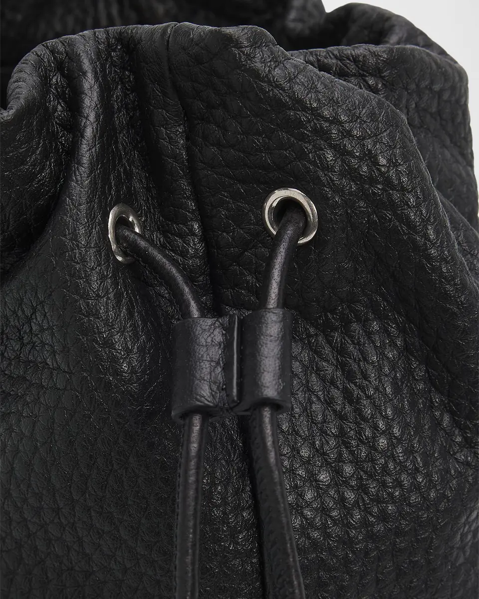 THE ROW Men's Sporty Leather Drawstring Pouch | Thumbnail 6