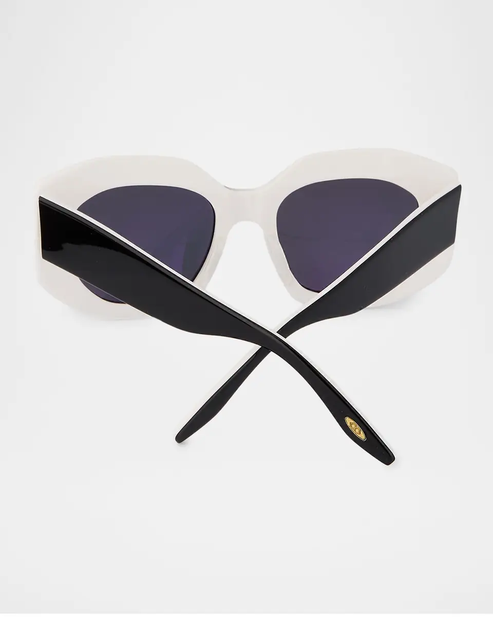 BARTON PERREIRA Crescendo 50.5mm Geometric Acetate Sunglasses | Thumbnail 5