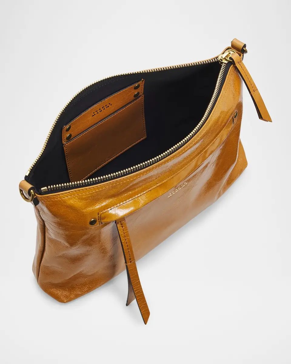 Isabel Marant Nessah Zip Leather Shoulder Bag | Thumbnail 3 Isabel Marant Nessah Zip Leather Shoulder Bag | Thumbnail 3