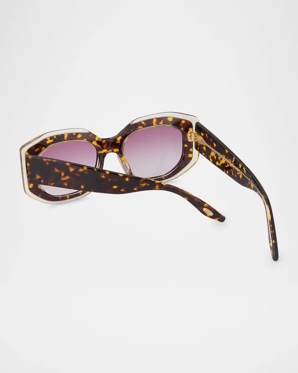 BARTON PERREIRA Crescendo 50.5mm Square Acetate Sunglasses | Thumbnail 2