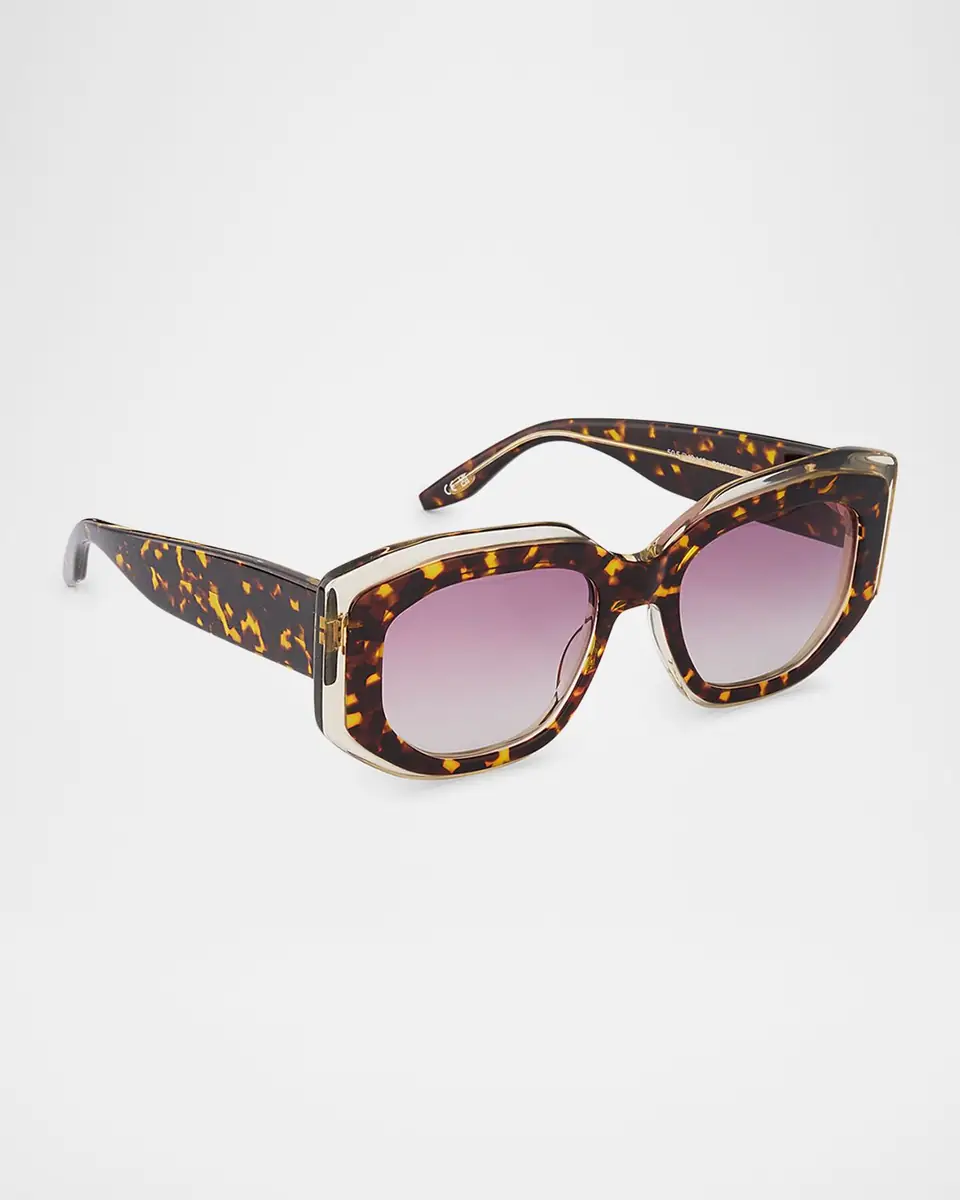 BARTON PERREIRA Crescendo 50.5mm Square Acetate Sunglasses | Thumbnail 3