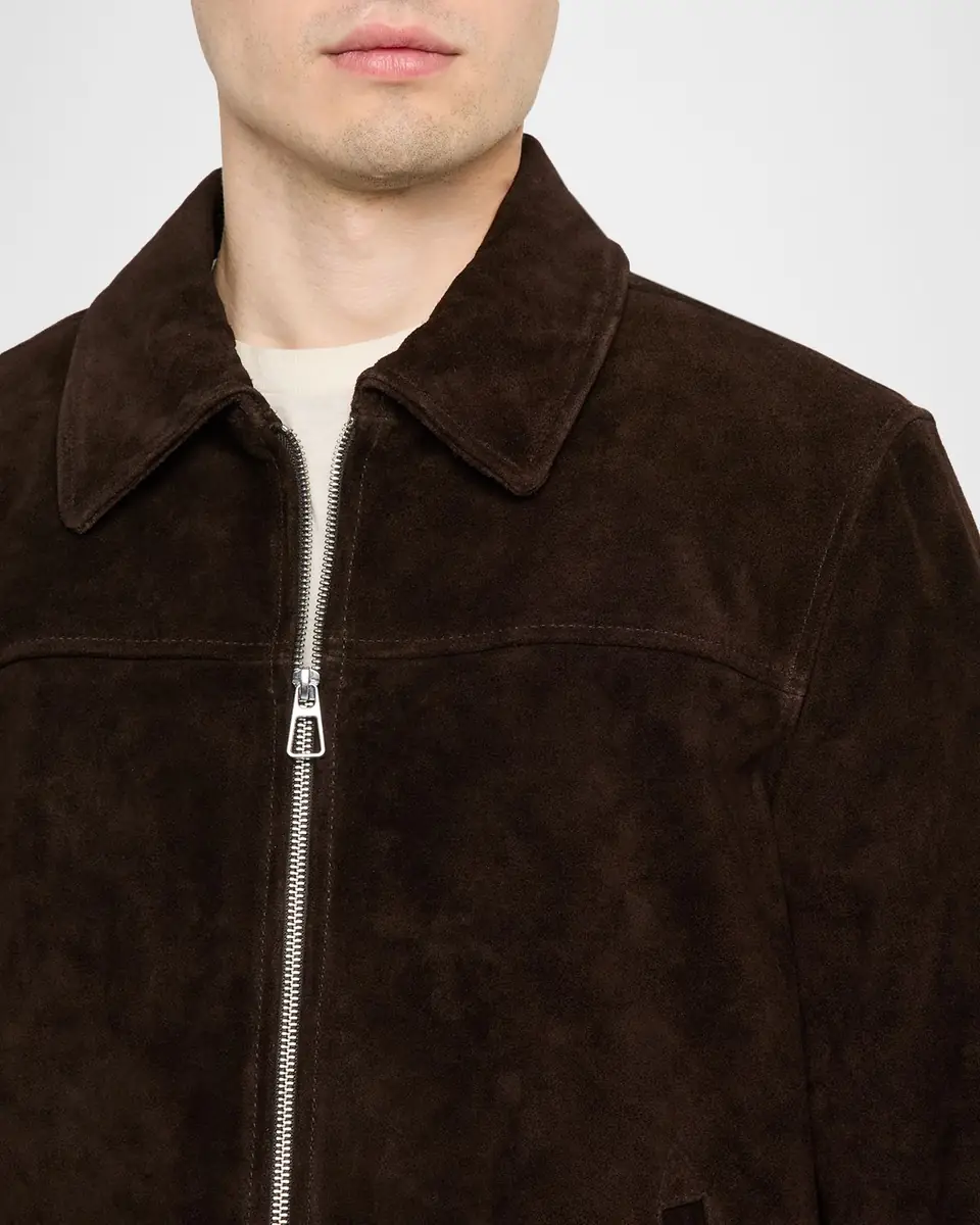 Joe's Jeans Men's Suede Full-Zip Jacket | Thumbnail 5 Joe's Jeans Men's Suede Full-Zip Jacket | Thumbnail 5