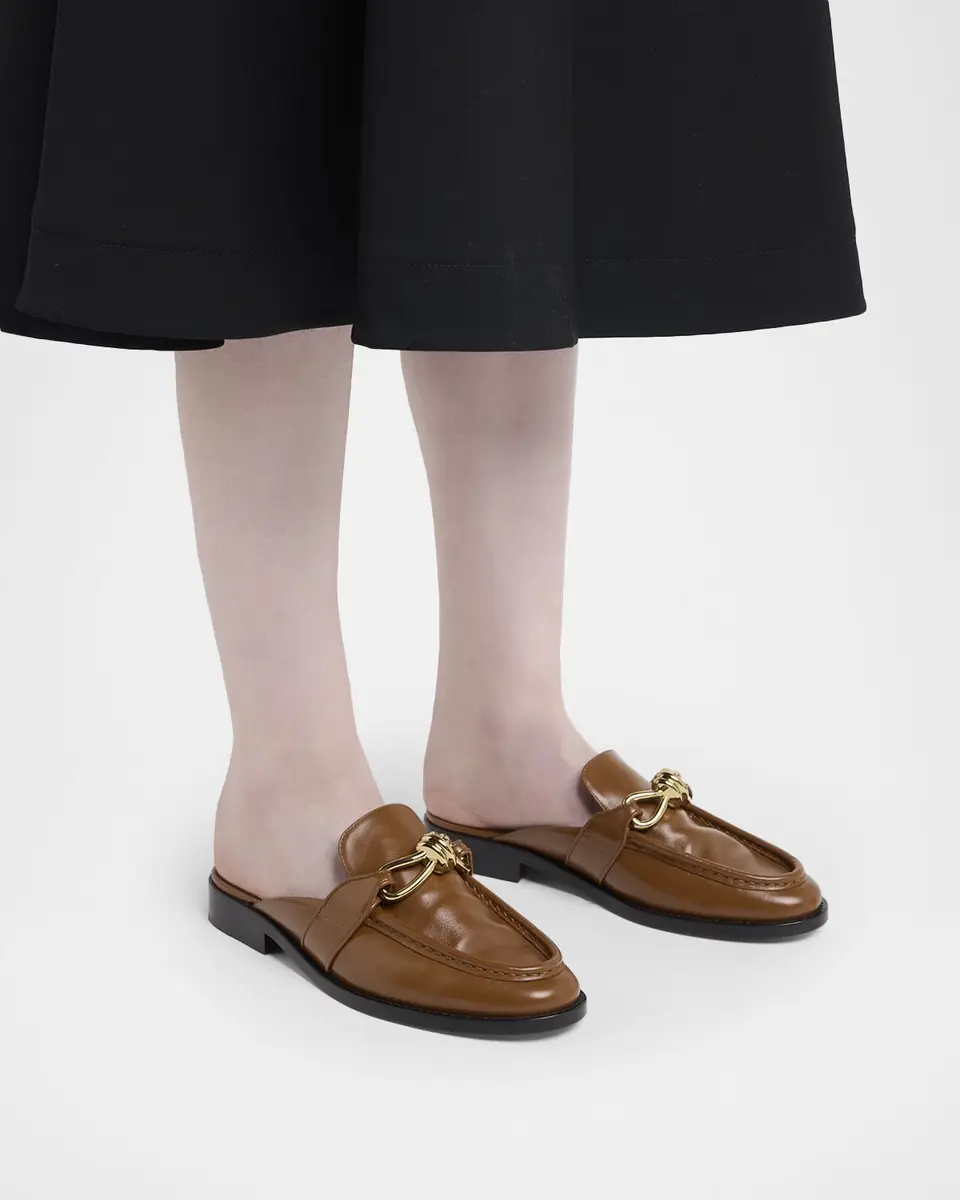 Bottega Veneta Astaire Knot Leather Loafer Mules | Thumbnail 2 Bottega Veneta Astaire Knot Leather Loafer Mules | Thumbnail 2