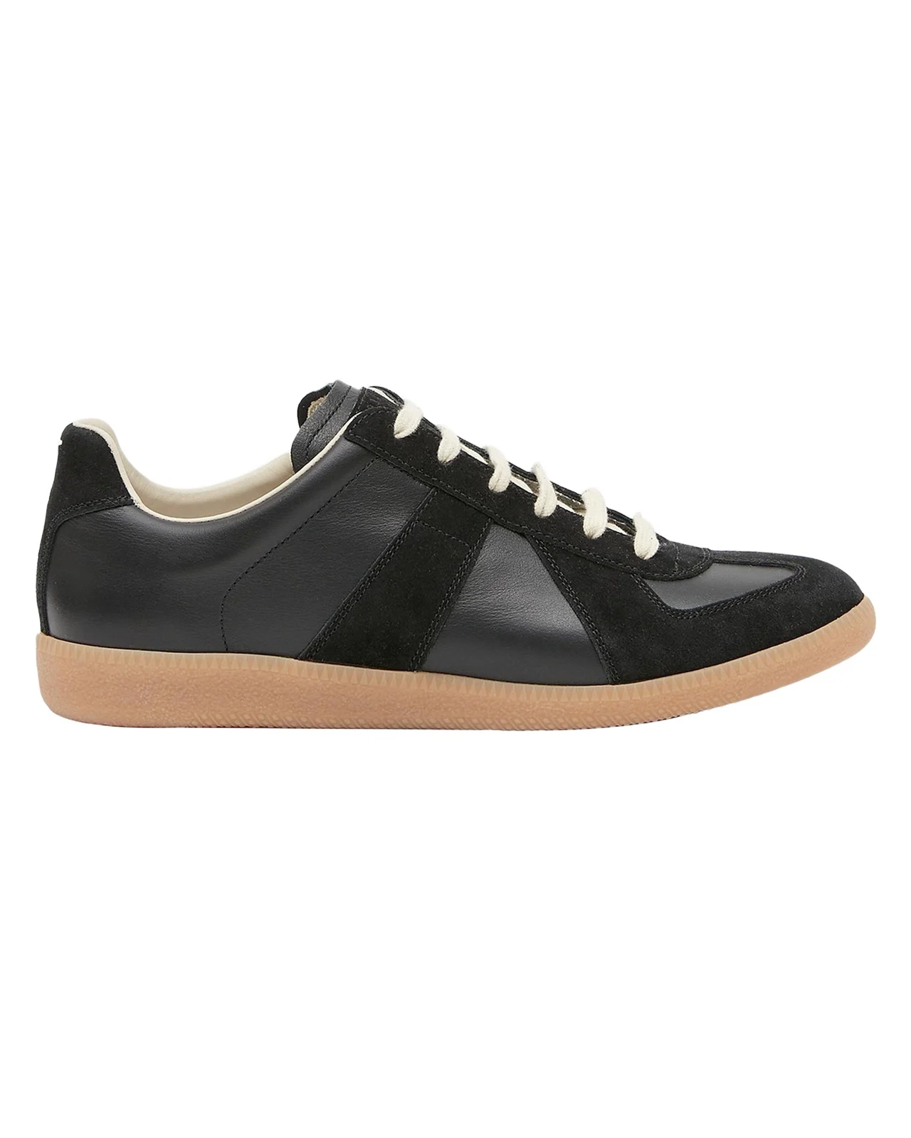 Men's Replica Leather Low-Top Sneakers