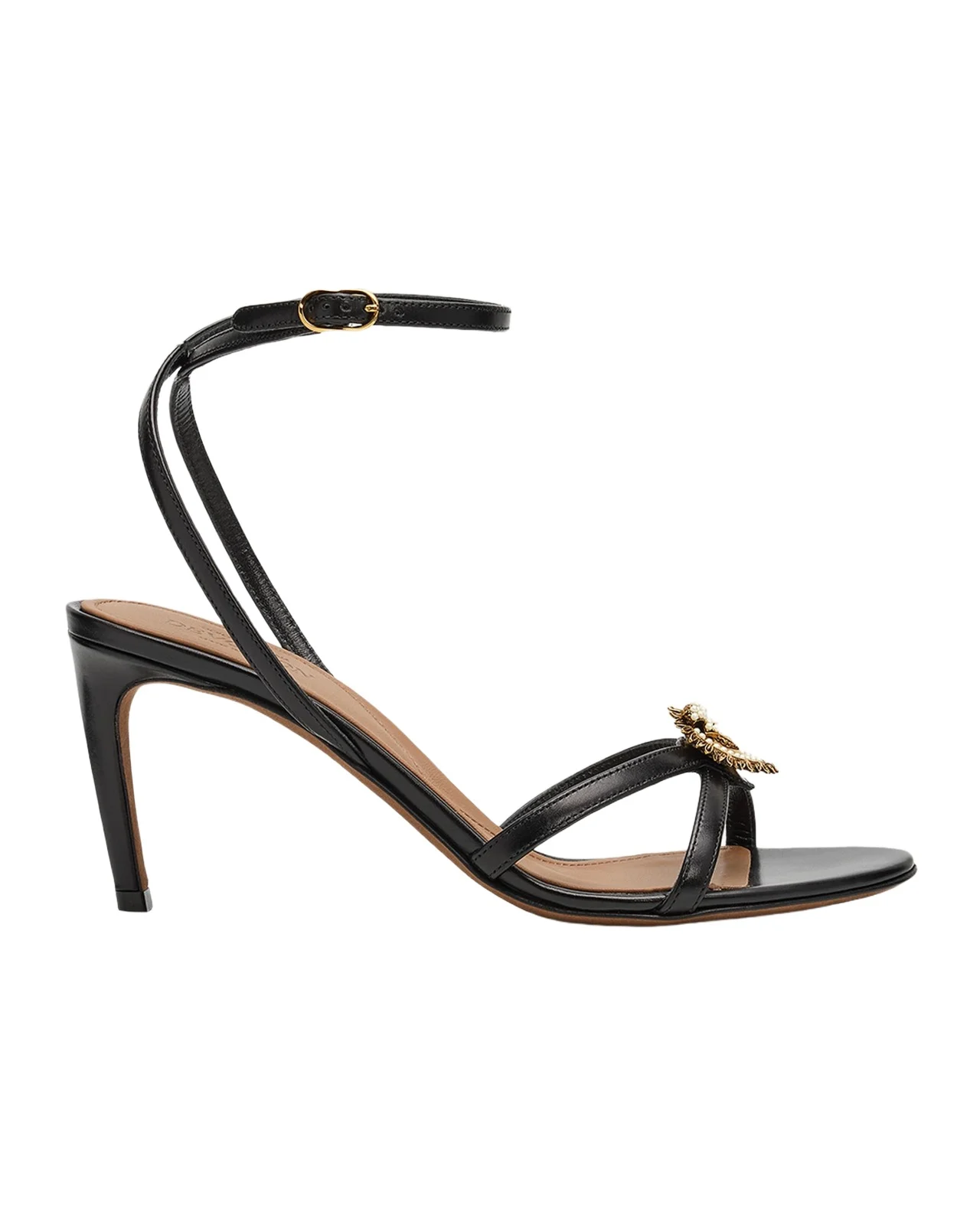 75mm DG Heart Leather Sandals 75mm DG Heart Leather Sandals
