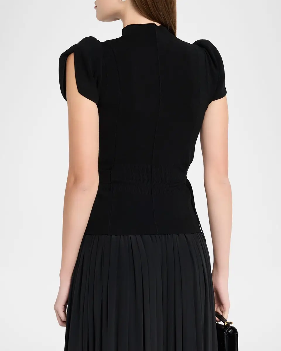3.1 Phillip Lim Compact Rib Tulip Top | Thumbnail 3 3.1 Phillip Lim Compact Rib Tulip Top | Thumbnail 3
