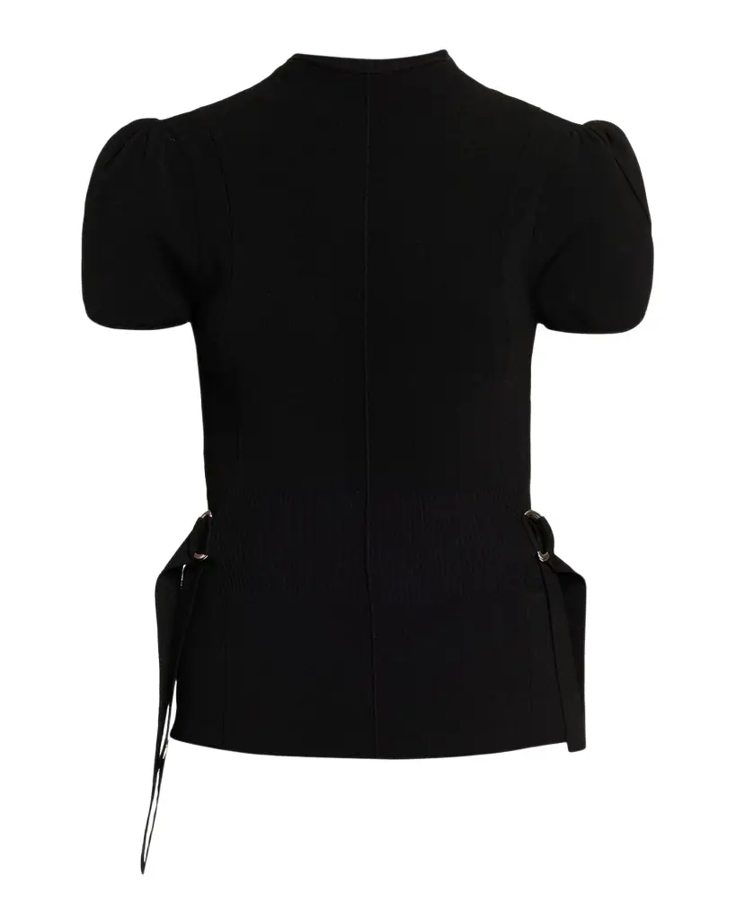 3.1 Phillip Lim Compact Rib Tulip Top | Image 1 3.1 Phillip Lim Compact Rib Tulip Top | Image 1
