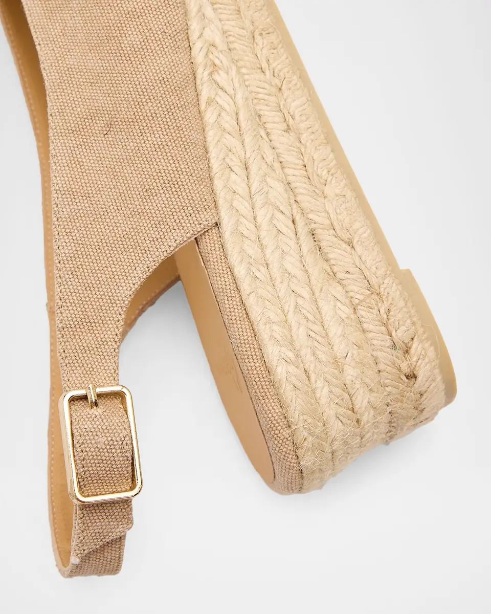 Castañer 50mm Dosalia Canvas Espadrille Wedge Sandals | Thumbnail 5 Castañer 50mm Dosalia Canvas Espadrille Wedge Sandals | Thumbnail 5