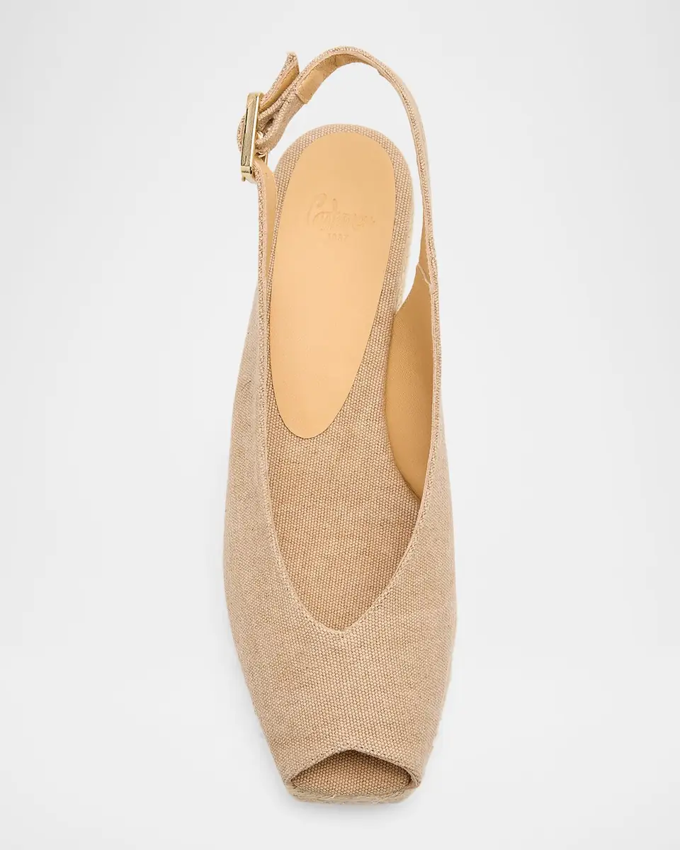 Castañer 50mm Dosalia Canvas Espadrille Wedge Sandals | Thumbnail 6 Castañer 50mm Dosalia Canvas Espadrille Wedge Sandals | Thumbnail 6
