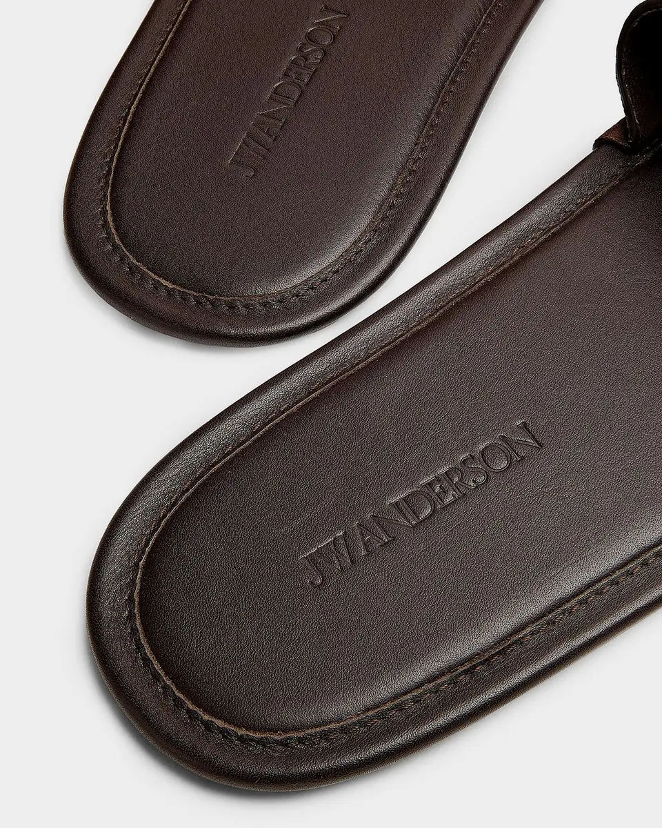 JW Anderson Suede Loafer Slide Sandals | Thumbnail 4 JW Anderson Suede Loafer Slide Sandals | Thumbnail 4