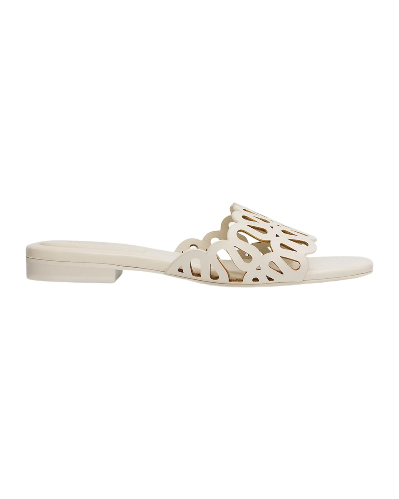 Simkhai McCall Laser-Cut Leather Sandals