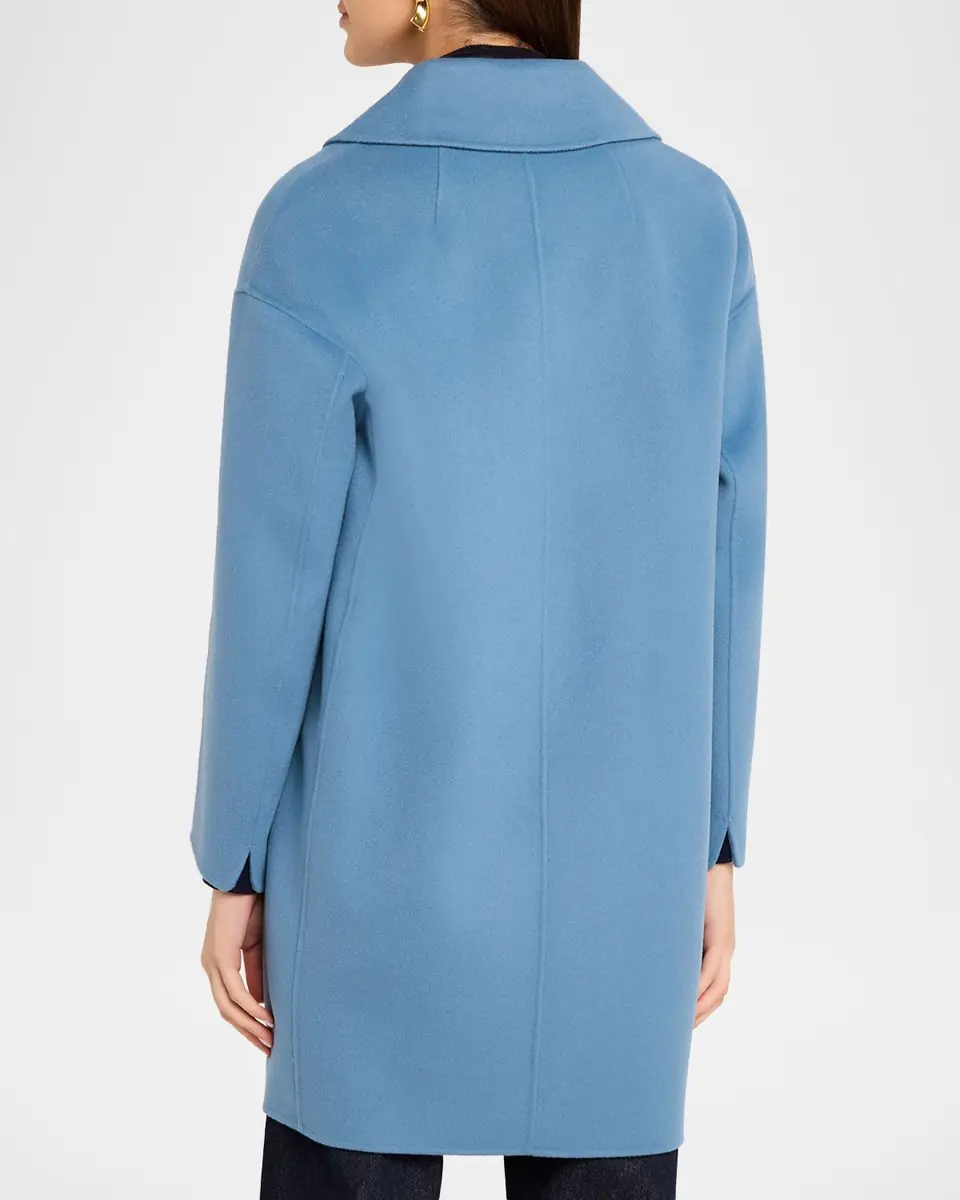 Max Mara Wool Broadcloth Midi Coat | Thumbnail 3