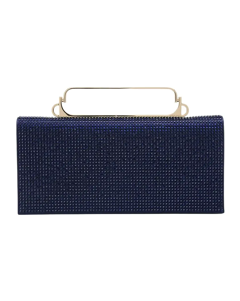 Giorgio Armani Crystal Avenue Rhinestone & Satin Clutch Bag | Image 1 Giorgio Armani Crystal Avenue Rhinestone & Satin Clutch Bag | Image 1