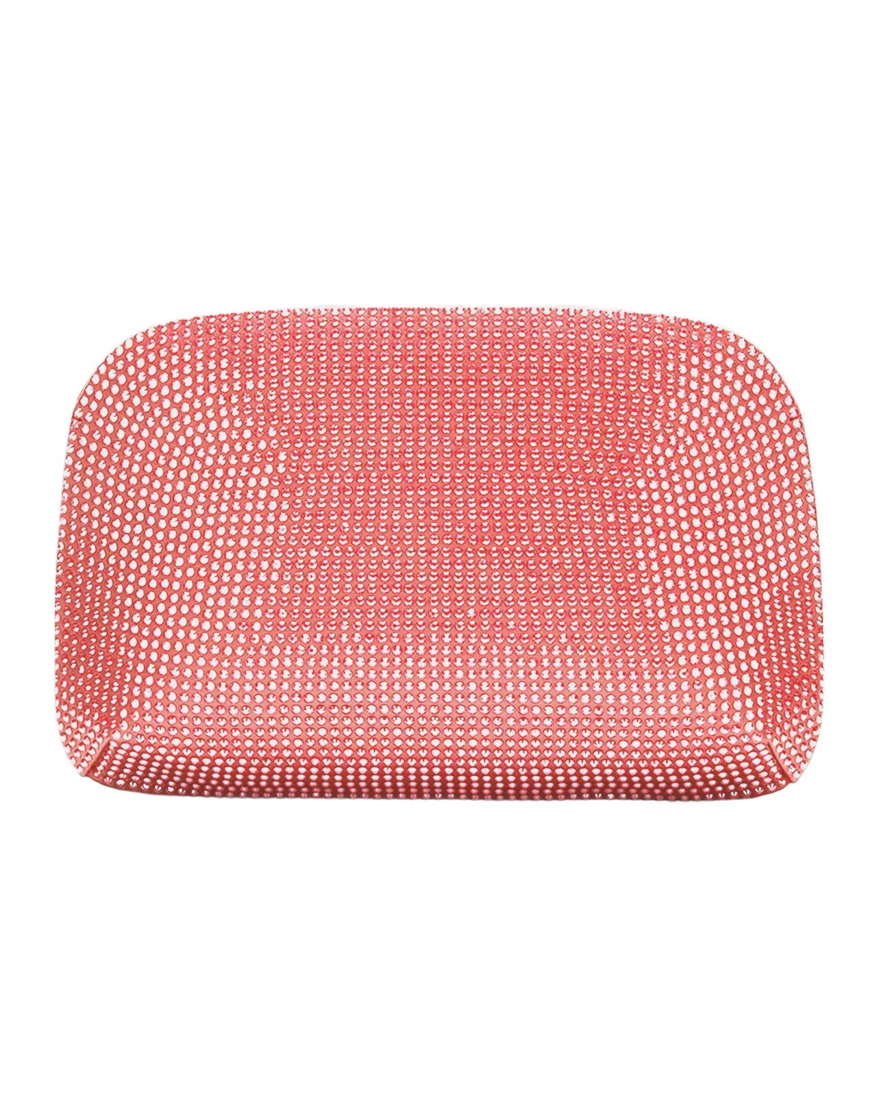 La Prima Satin & Rhinestone Clutch Bag