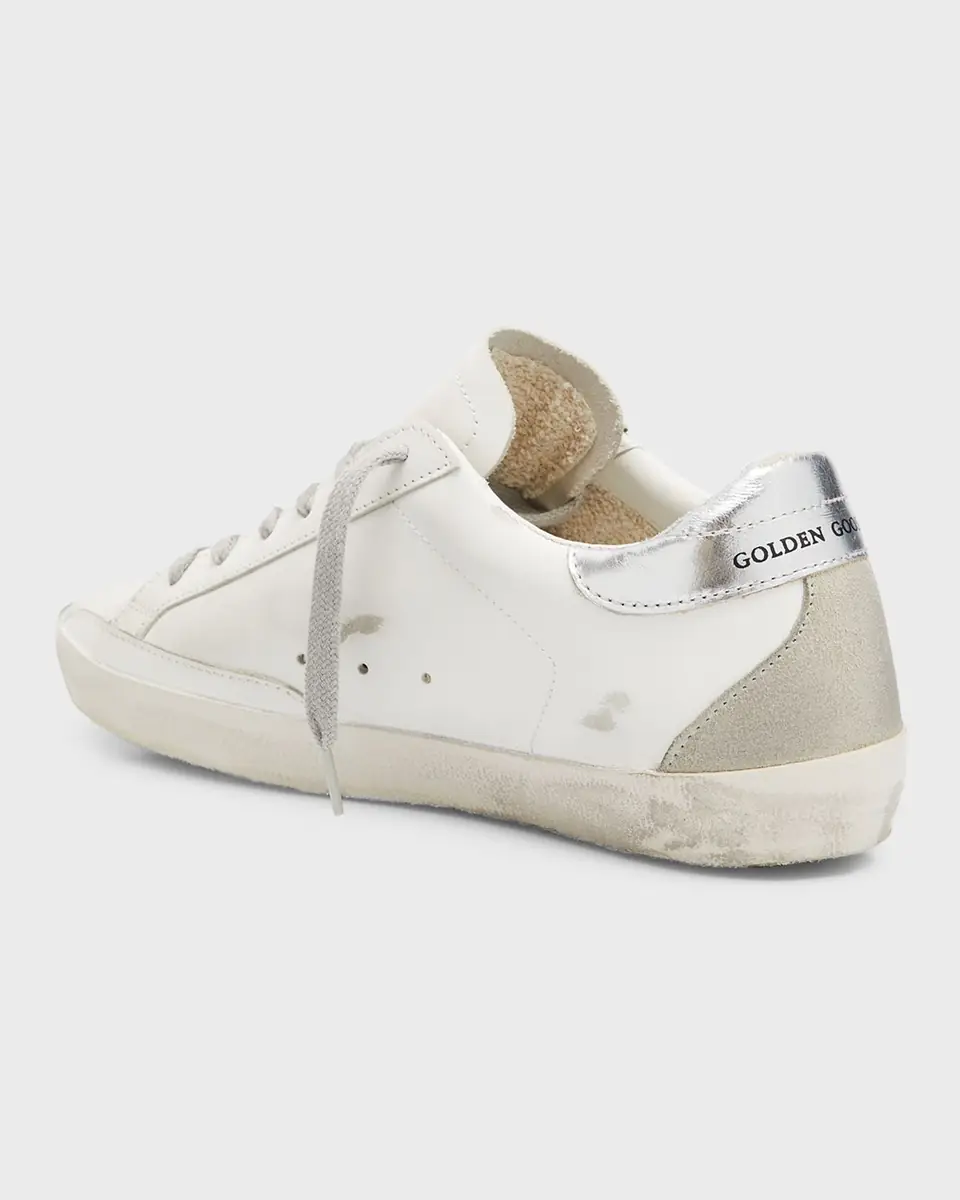 Golden Goose Super-Star Mixed Leather Sneakers | Thumbnail 3