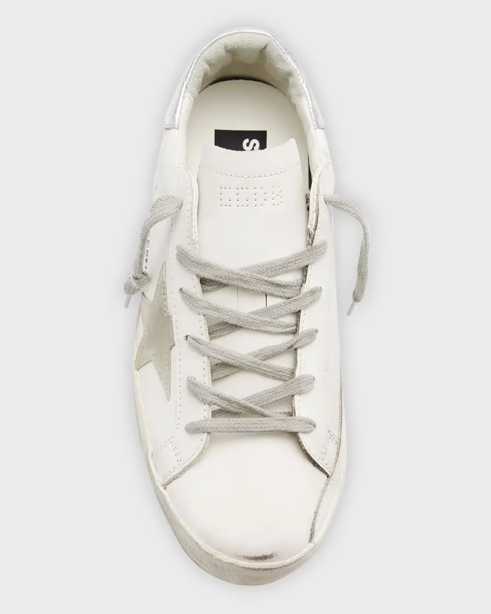 Golden Goose Super-Star Mixed Leather Sneakers | Thumbnail 4