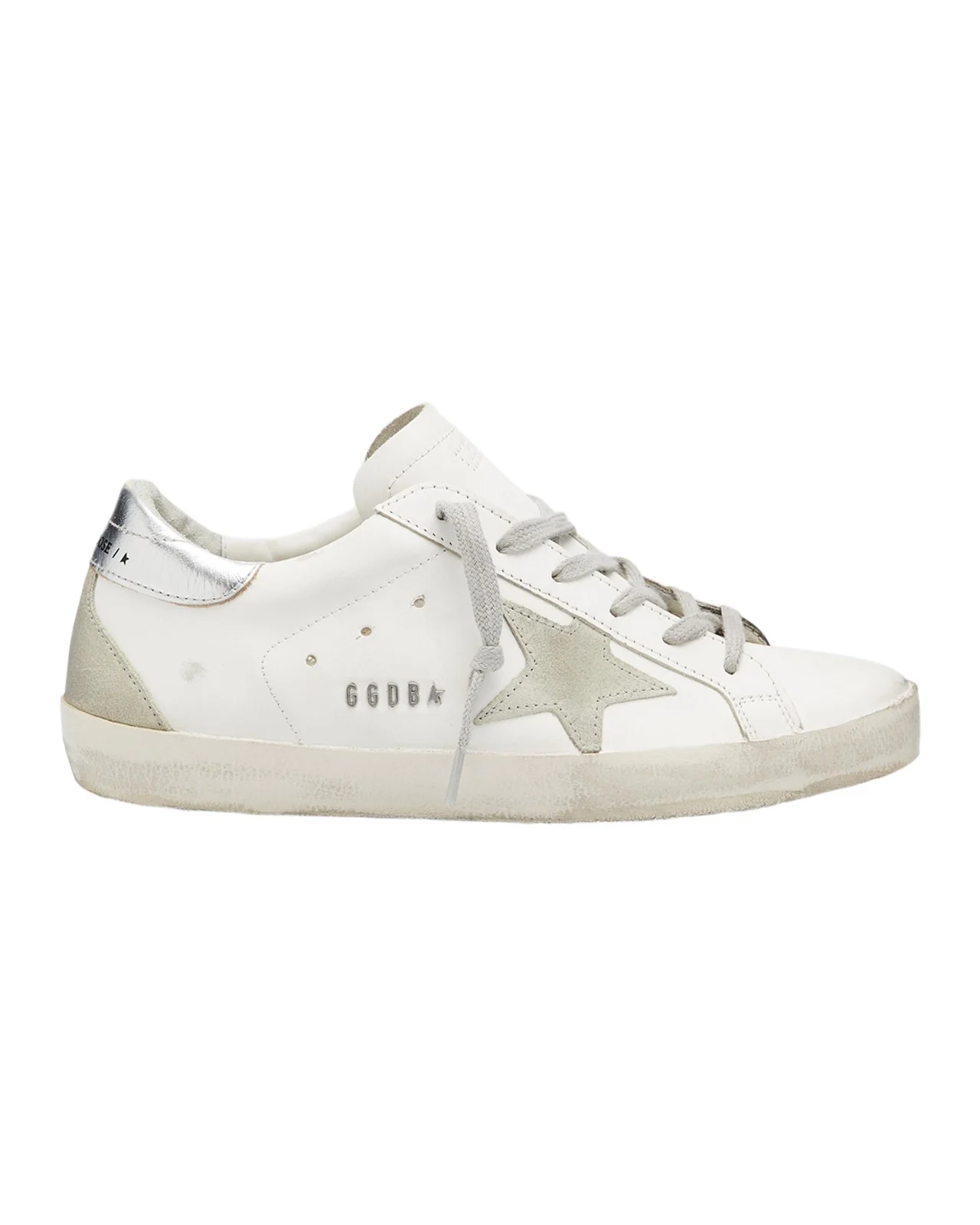 Super-Star Mixed Leather Sneakers